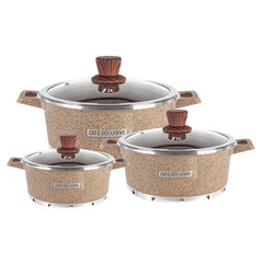 Zio Cooking Pot Set - 3 Pieces